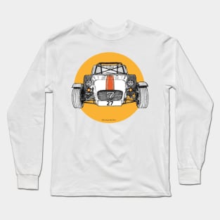 Caterham racing car - front view on circle Long Sleeve T-Shirt